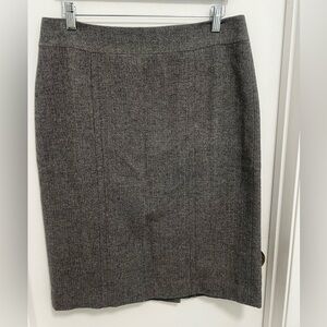 Banana Republic Women Wool  Charcoal Pencil Skirt